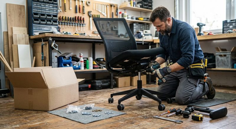 Office Desk Assembly in Denver County, CO