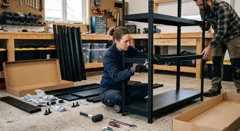 Shoe Rack Assembly in Alpharetta, GA